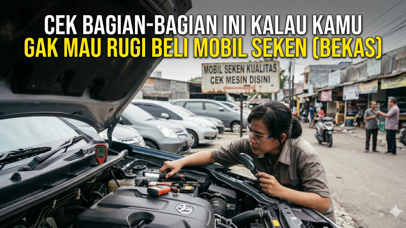 AWAS ZONK! Cek 7 Bagian Tersembunyi Ini Kalau Gak Mau Rugi Beli Mobil Bekas