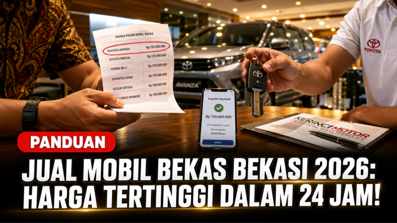Jual Mobil Bekas Bekasi 2026? Dapatkan Harga Tertinggi dalam 24 Jam!