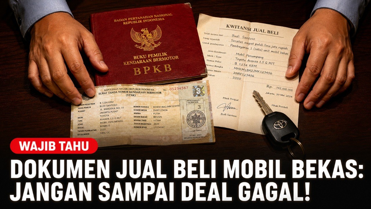 Dokumen Wajib Jual Beli Mobil Bekas 2026: Jangan Sampai Deal Gagal Gara-gara Ini!