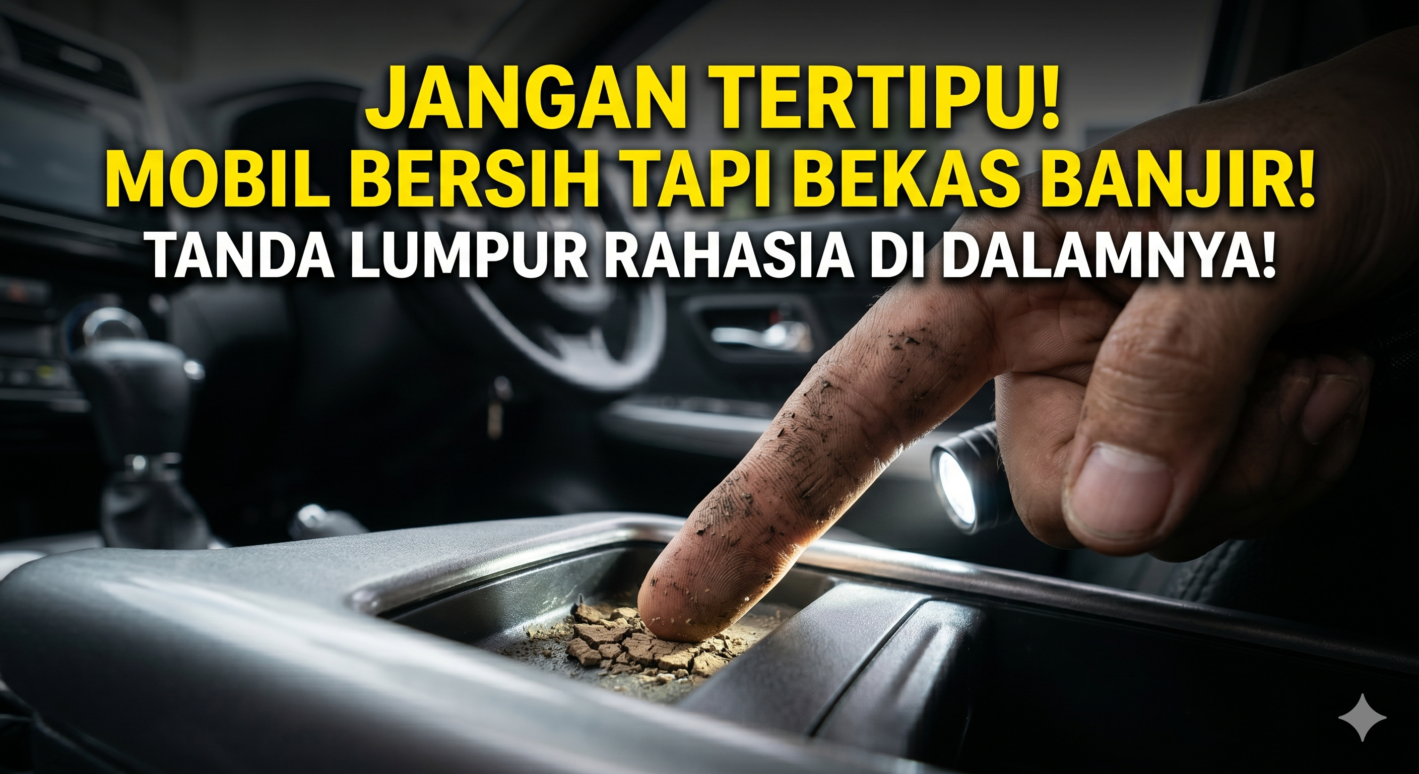 Mobil Bersih, Tapi Ternyata Bekas Banjir! Ini Cara Ngeceknya!