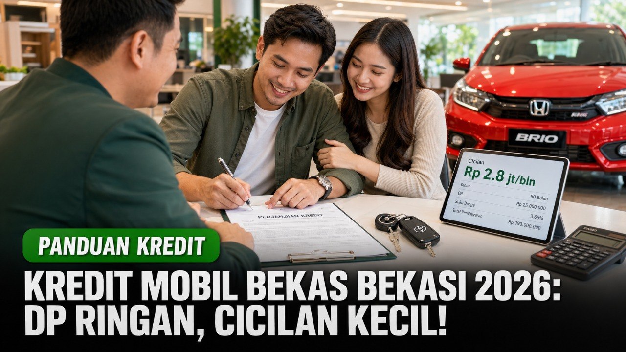Kredit Mobil Bekas Bekasi 2026: DP 20 Juta Bisa? Ini Syarat & Simulasi Cicilannya!