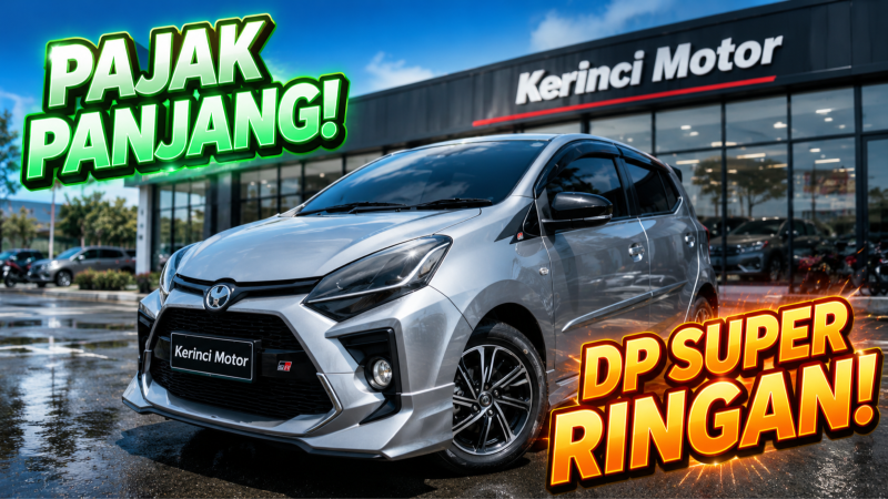 Toyota Agya GR Sport 2022 Mulus, DP Ringan & Pajak Panjang!